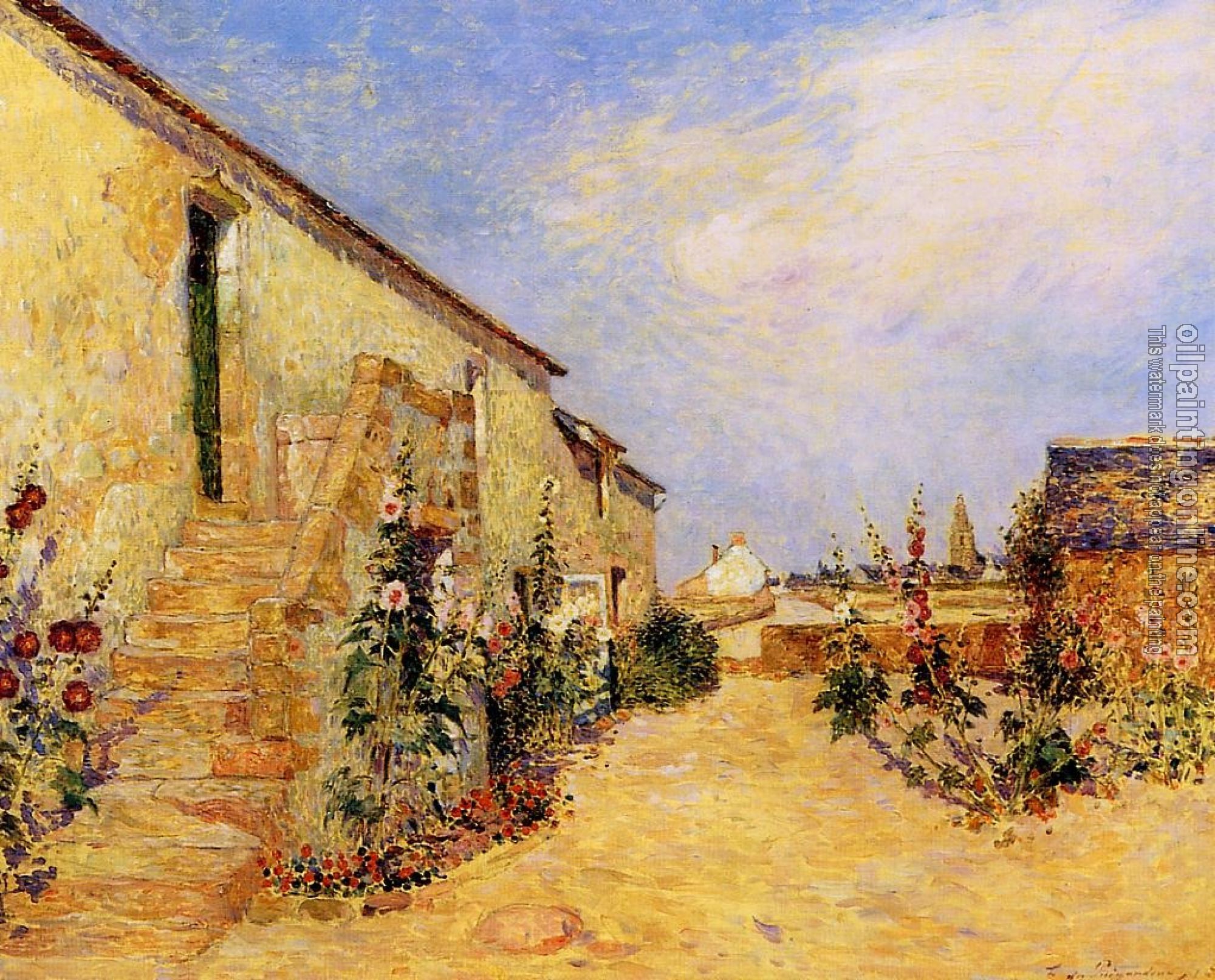 Ferdinand Loyen Du Puigaudeau - Kervaudu Garden, Climbing Roses